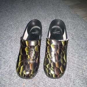 Dansko Professional Clogs - Green Alligator